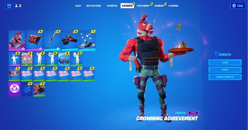 Conquistas do Fortnite